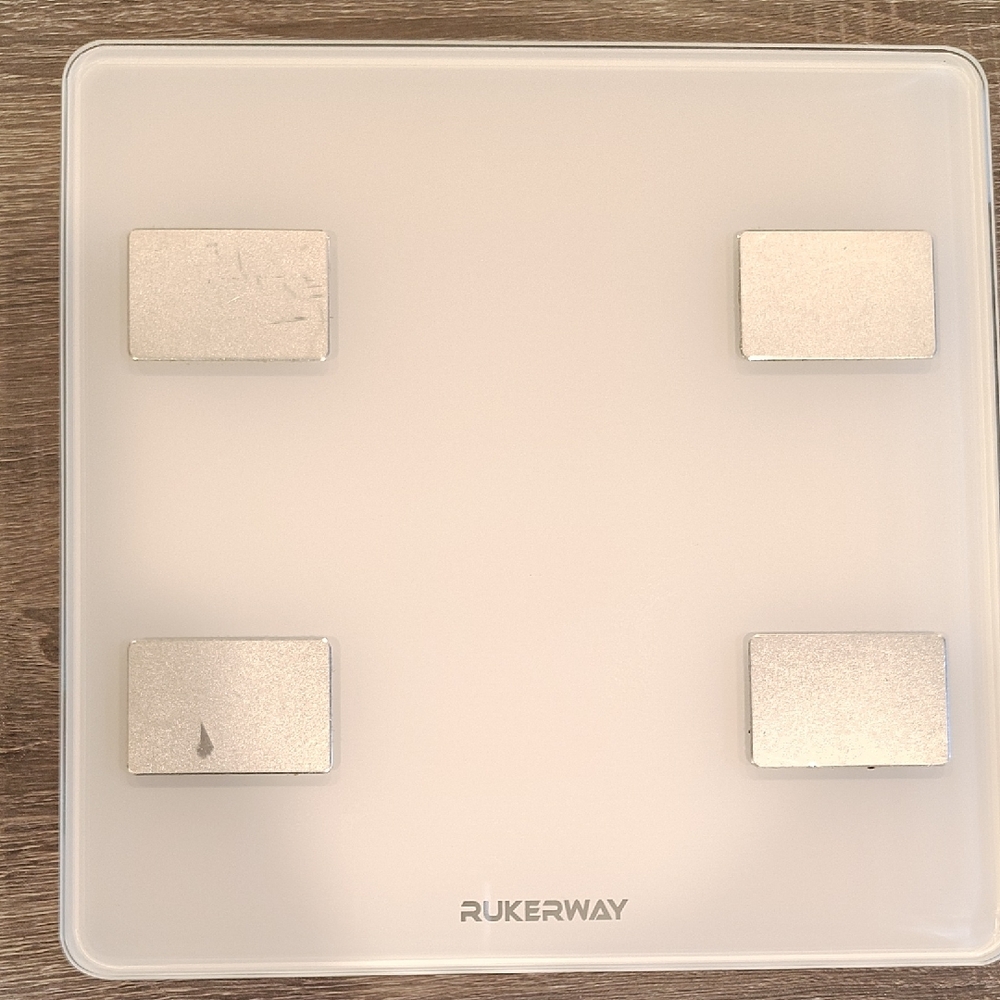 White Digital Bathroom Scale
